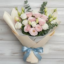 Букет цветов из:  Лизиантусы в Ивдели
