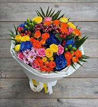 Букет цветов из:  Розы и Хризантемы #REPLACE_PRED# Ивдели