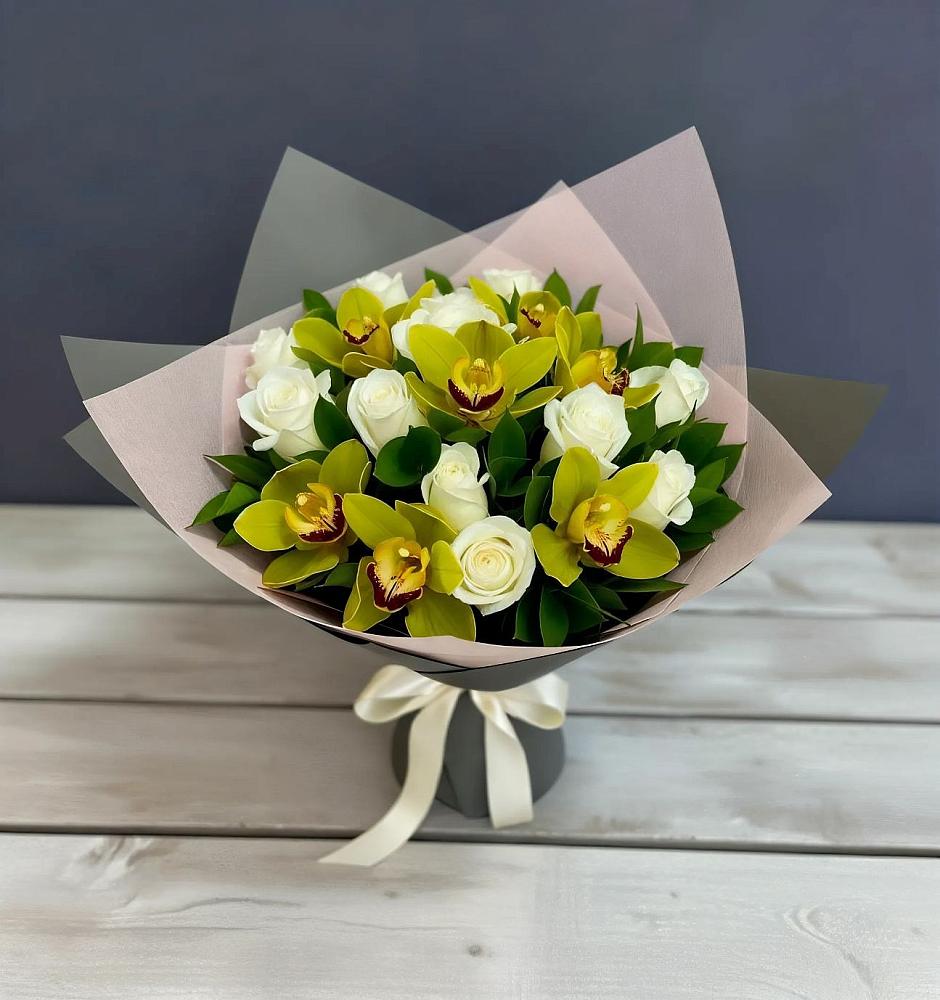 Букет цветов из: Орхидеи и Розы в Ивдели