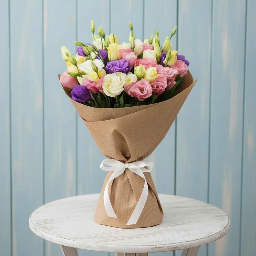 Букет цветов из: Лизиантусы в Ивдели