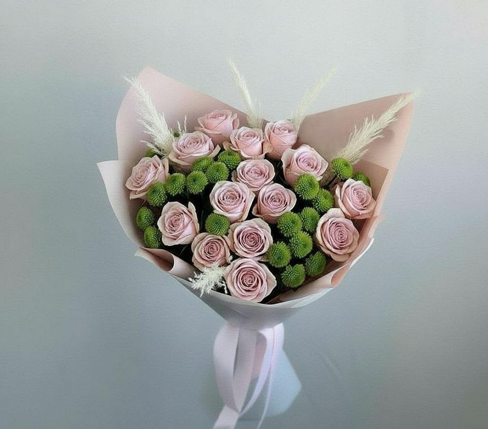 Букет цветов из: Розы и Хризантемы в Ивдели