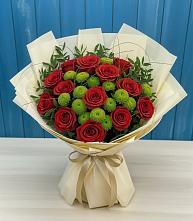 Букет цветов из:  Розы и Хризантемы в Ивдели