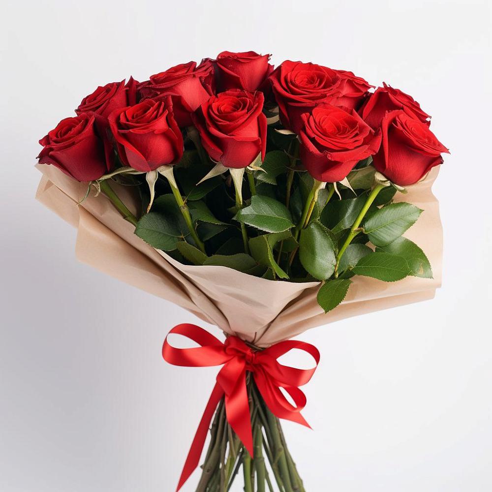 Букет 11 Красных роз Эдлесс Лав в Ивдели