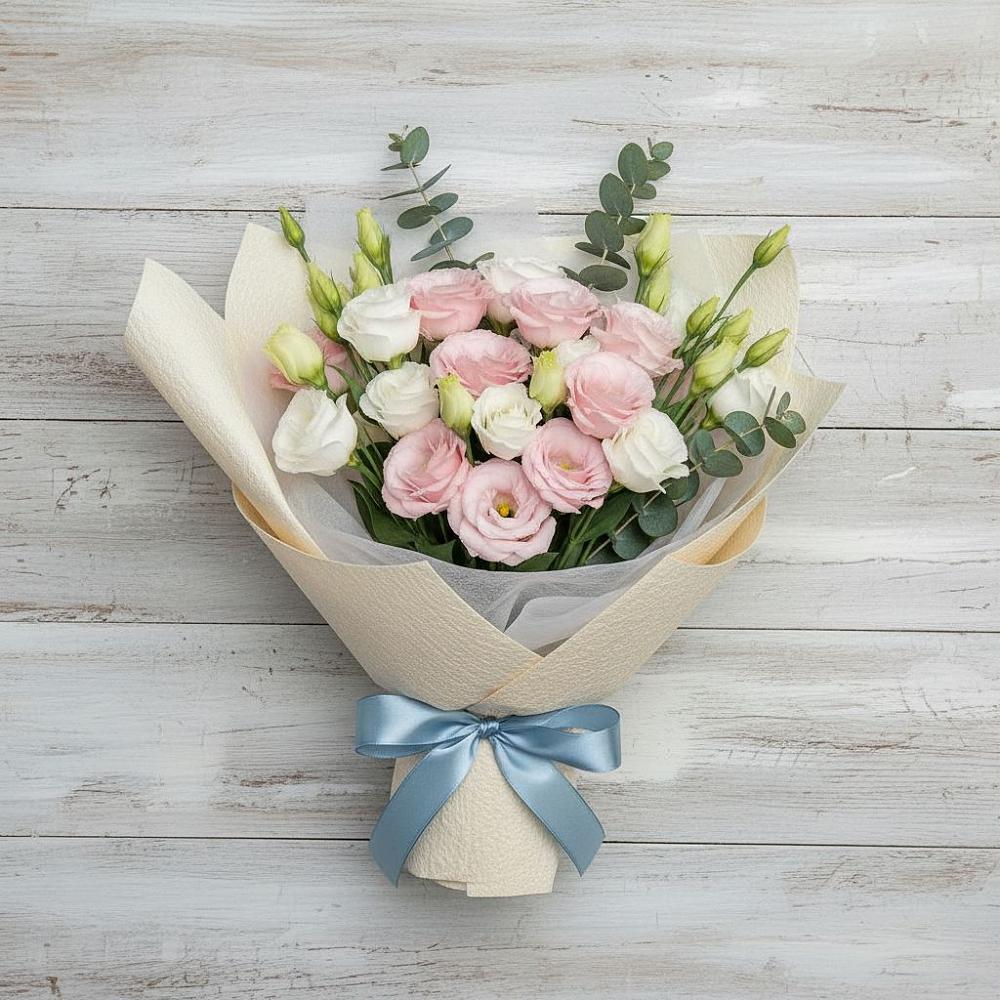 Букет цветов из: Лизиантусы в Ивдели